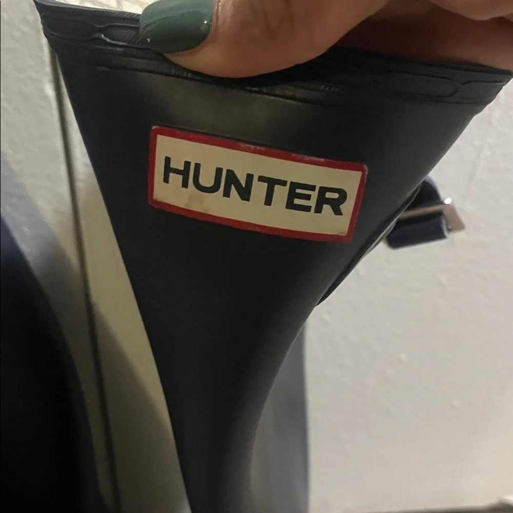 Hunter Classic Deep purple Waterproof Boots - Picture 4 of 12